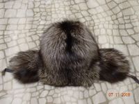 Лот: 12601220. Фото: 2. Шапка-ушанка(чернобурая лиса). Женская одежда