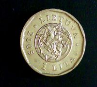 Лот: 2269205. Фото: 2. Литва 1 лит 2005 г Дворец правителей. Монеты