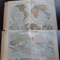 Лот: 3051508. Фото: 5. Немецкий атлас мира 1903 года.