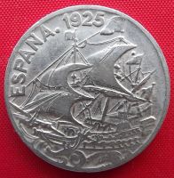 Лот: 1588217. Фото: 2. (№633) 25 сентимо 1925 (Испания... Монеты