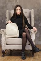 Лот: 10861384. Фото: 2. Рюкзак молочного цвета 2622-WE. Аксессуары