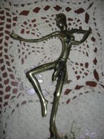 Лот: 11597036. Фото: 14. Антикварные фигурка Танцовщица...