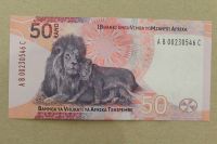 Лот: 25800446. Фото: 2. ЮАР 50 рандов 2023 года. Львы... Банкноты
