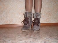 Лот: 2139140. Фото: 2. Ботинки зимние,натуралочка.(14-10... Женская обувь