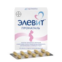 Лот: 23988350. Фото: 4. Элевит Пронаталь таб.п о №100