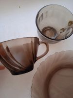 Лот: 17164236. Фото: 4. Тарелки темное закаленное стекло... Красноярск