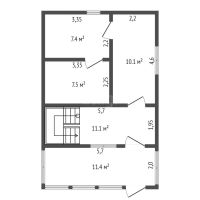 Лот: 15131825. Фото: 7. Продам 2-этажн. дом 96 кв.м. Маганское...