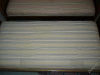 Лот: 921644. Фото: 2. Кровать с синим матрацем. Мебель для спальни