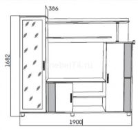 Лот: 7781898. Фото: 2. Стенка "нота1". Мебель для гостиной