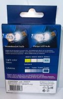 Лот: 20131055. Фото: 2. Philips Led T10 w5w 8000k (срок... Автозапчасти