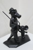 Лот: 25731711. Фото: 3. Статуэтка Чебурашка и Крокодил... Коллекционирование, моделизм