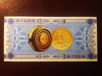 Лот: 19335319. Фото: 2. 1 Биткоин (BTC) ПРЕСС в рамочку... Банкноты