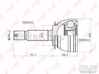 Лот: 16528740. Фото: 2. Внешний шрус LYNXauto CO-3605... Автозапчасти