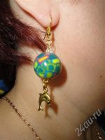 Лот: 565725. Фото: 3. Изделия из полимерной глины серьги... Красноярск