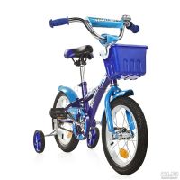 Лот: 9760459. Фото: 3. Велосипед 14", Delfi, синий/голубой...