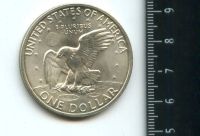 Лот: 16881101. Фото: 2. (№7021) США 1 доллар 1972,серебро... Монеты