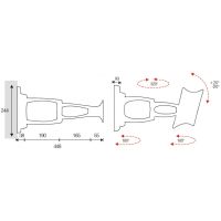 Лот: 6608167. Фото: 5. Кронштейн для LCD/LED тв 15"-40...