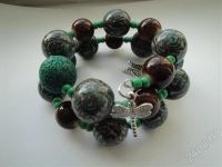 Лот: 605706. Фото: 2. Изделия из полимерной глины,браслет... Ювелирные изделия, бижутерия, часы