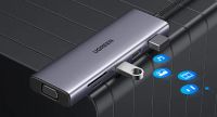Лот: 22024700. Фото: 3. USB-хаб UGREEN CM498 15601 USB-C... Компьютеры, оргтехника, канцтовары