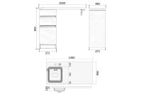 Лот: 23694305. Фото: 9. Тумба напольная ORANGE Sistema