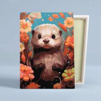 Лот: 25013345. Фото: 3. Картина по номерам RedPanda "Выдра... Красноярск