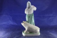 Лот: 25731907. Фото: 4. Фарфоровая статуэтка Свинарка... Красноярск