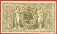 Лот: 12738994. Фото: 2. Германия 1000 марок 1910 aUNC... Банкноты