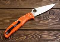 Лот: 1031654. Фото: 4. Нож Spyderco Endura orange FRN. Красноярск