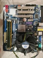 Лот: 16305750. Фото: 2. Мать 775soc + проц е6500 +память... Комплектующие