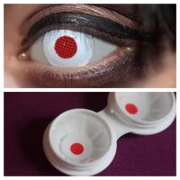 Лот: 12241801. Фото: 2. Белые линзы для Helloween. Оптика