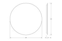 Лот: 24643113. Фото: 3. Зеркало с LED-подсветкой DEFESTO... Красноярск