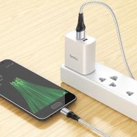 Лот: 20256929. Фото: 2. Кабель MicroUSB(m) - USB(m) HOCO... Аксессуары