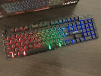 Лот: 19157475. Фото: 2. Игровая клавиатура с RGB подсветкой... Периферия