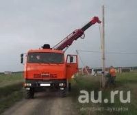 Лот: 8969672. Фото: 6. Установка столбов ЛЭП. Подключения...
