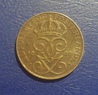 Лот: 25801172. Фото: 2. Швеция 1 эре 1949 г. Монеты