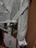 Лот: 18042614. Фото: 2. Блуза новая,полоски салатовые... Женская одежда