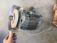 Лот: 13875644. Фото: 2. Электродвигатель с точильным кругом. Электрооборудование