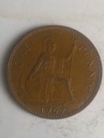 Лот: 17757385. Фото: 2. 1 пенни 1967г.Великобритания. Монеты
