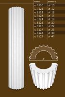 Лот: 11486191. Фото: 2. Гипсовая полуколонна (колонна). Отделочные материалы