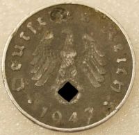 Лот: 7922067. Фото: 2. 10 пфеннигов 1943 A Германия. Монеты