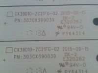 Лот: 19984498. Фото: 2. Led-string CX39D10-ZC21FG-02. Запчасти для бытовой техники