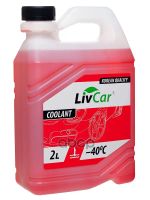 Лот: 24858662. Фото: 3. Livcar Coolant -40 Красный (2Л... Авто, мото, водный транспорт