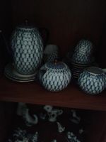 Лот: 8924246. Фото: 3. Сервиз"кобальтовая сетка" СССР. Коллекционирование, моделизм