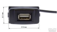 Лот: 13948828. Фото: 3. USB разъем в штатную заглушку... Авто, мото, водный транспорт