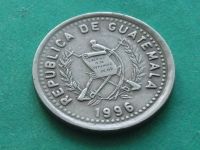 Лот: 11684316. Фото: 3. Монета 25 сентаво Гватемала 1996... Коллекционирование, моделизм