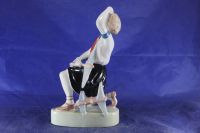 Лот: 25732302. Фото: 6. Авиамоделистка Фарфоровая статуэтка...
