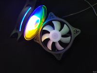 Лот: 11427845. Фото: 3. вертушка LED Кулер SAMA RGB 120mm... Компьютеры, оргтехника, канцтовары