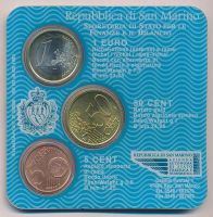 Лот: 10386116. Фото: 2. Сан-Марино 2006 набор из 3-х евро... Монеты