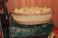 Лот: 1809848. Фото: 2. Корзина с розами из ткани. повторно... Предметы интерьера