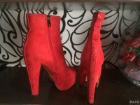 Лот: 15098959. Фото: 2. Ботильоны новые. Красные. Женская обувь